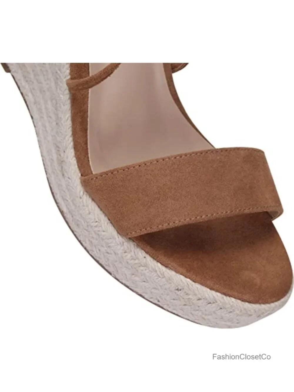 Women's Espadrille Lace-Up Platform Wedge Sandals Open Toe Ankle Strap